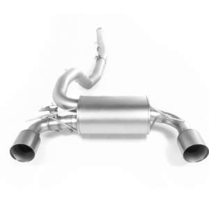 REMUS* Športni izpušni sistem iz nerjavečega jekla, s kromiranimi dvojnimi izpušnimi cevmi